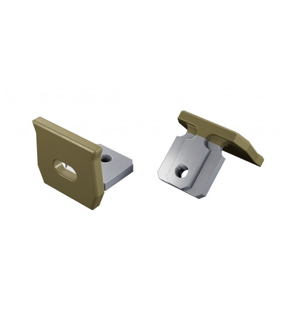 Abdeckung ALU LUMINES axel RAL6013 mit Loch