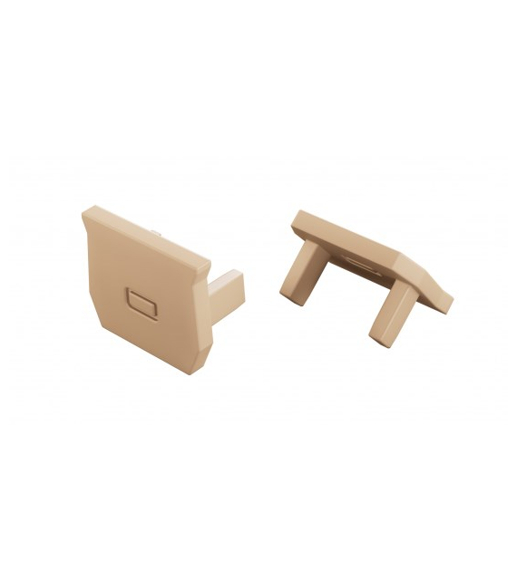 Abdeckung für Profil LUMINES axel RAL1015 2in1