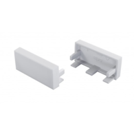 End cap for LUMINES aria profile white