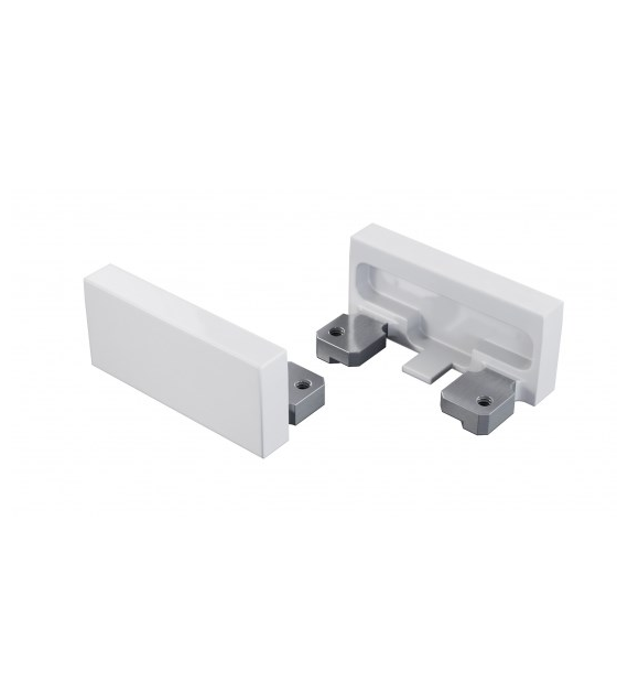 ALU LUMINES aria white painted end cap
