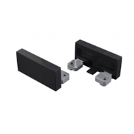 Abdeckung ALU LUMINES aria schwarz lack.