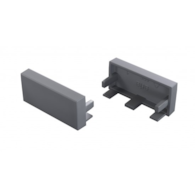 Abdeckung für LUMINES aria Profil silber lack.