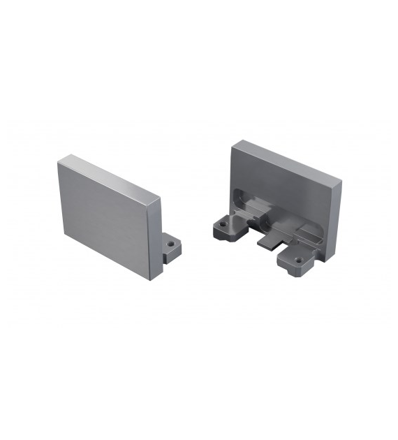 ALU LUMINES alba raw end cap