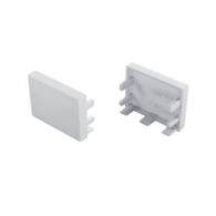 End cap for LUMINES alba profile white