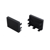 Zaślepka do profilu LUMINES alba czarna