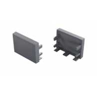 Zaślepka do profilu LUMINES alba srebrna lak.