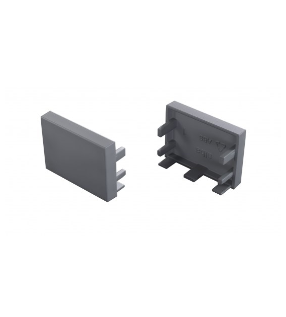 Zaślepka do profilu LUMINES alba srebrna lak.