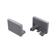 Abdeckung ALU LUMINES alba silber eloxiert