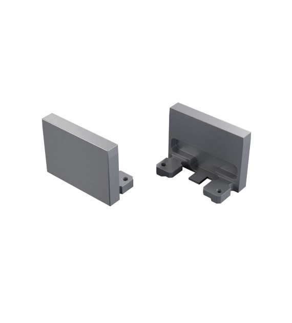 Abdeckung ALU LUMINES alba silber eloxiert