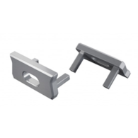 Abdeckung ALU LUMINES atom roh mit Loch