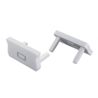 End cap for LUMINES atom profile white 2in1