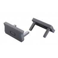 Zaślepka do profilu LUMINES atom srebrna lak. 2w1