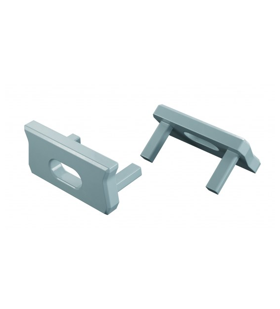 Abdeckung ALU LUMINES Atom RAL220 70 10 mit Loch