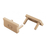 Abdeckung für LUMINES Atom Profil RAL1015 2in1