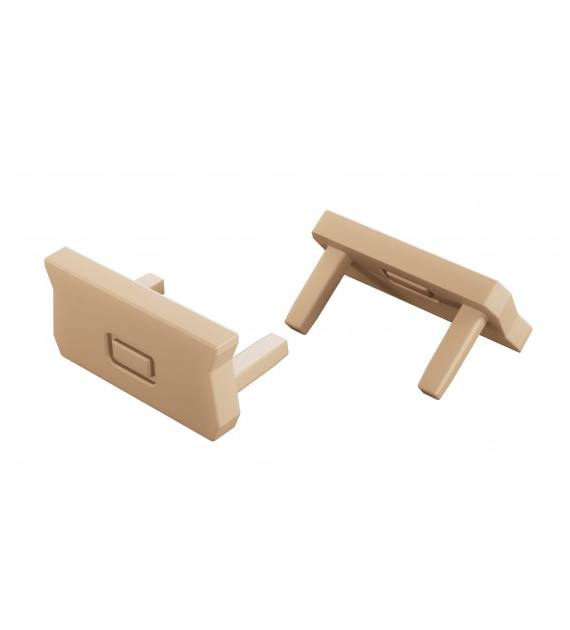 Abdeckung für LUMINES Atom Profil RAL1015 2in1