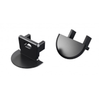 Zaś. ALU LUMINES axin czarna anod. z otworem