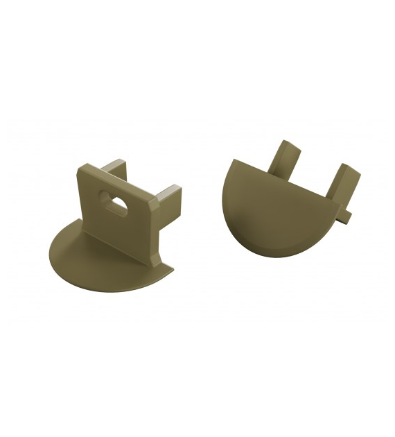 Zaślepka do profilu LUMINES axin RAL6013 z o.