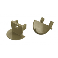 Abdeckung ALU LUMINES axin RAL6013 mit Loch