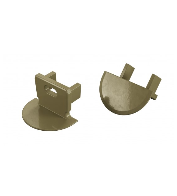 Abdeckung ALU LUMINES axin RAL6013 mit Loch