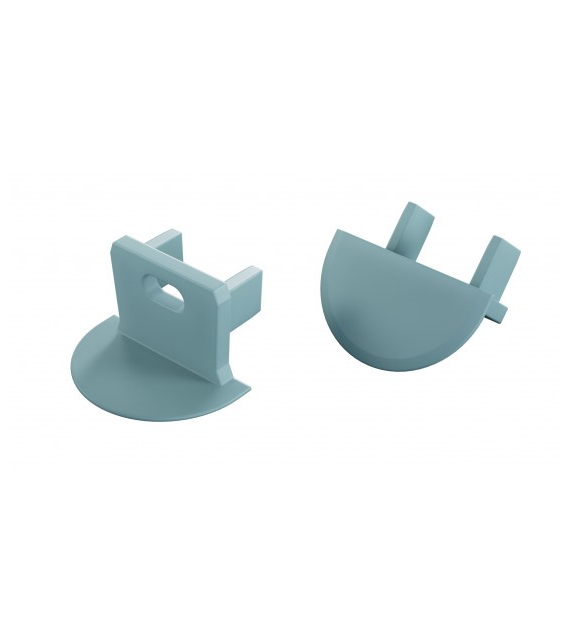 Zaślepka do profilu LUMINES axin RAL220 70 10 z o.