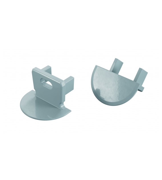 Abdeckung ALU LUMINES axin RAL220 70 10 mit Loch