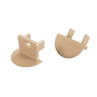 Zaślepka do profilu LUMINES axin RAL1015 z o.