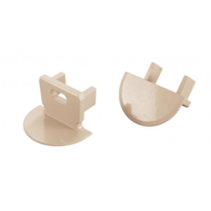 Abdeckung ALU LUMINES axin RAL1015 mit Loch