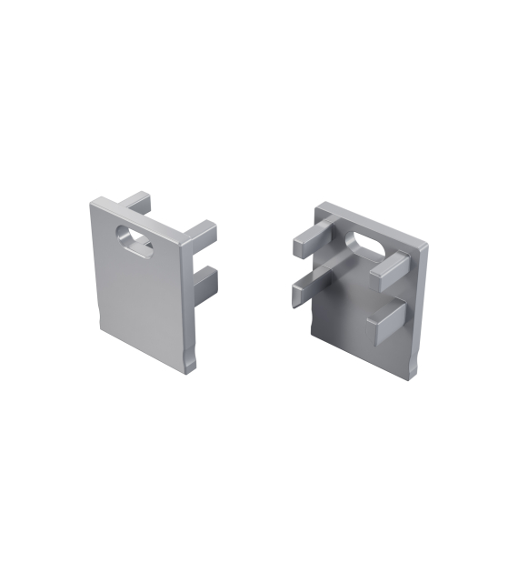 Zaślepka ALU LUMINES Bruno surowa z otworem