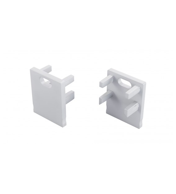 Zaślepka do profilu LUMINES Bruno biała  z. o.