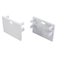 ALU LUMINES Motta cap white lacquered with hole