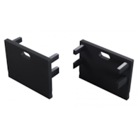 Zaślepka do profilu LUMINES Motta czarna  z. o.