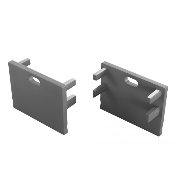 Zaślepka do profilu LUMINES Motta szara  z. o.