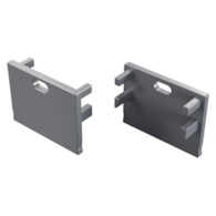 Zaślepka ALU LUMINES Motta srebrny anodowana z otworem