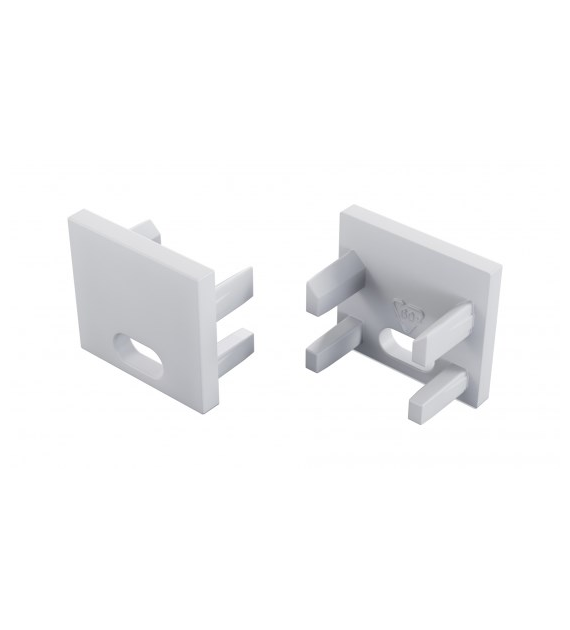 Zaślepka do profilu LUMINES CV biała  z. o.