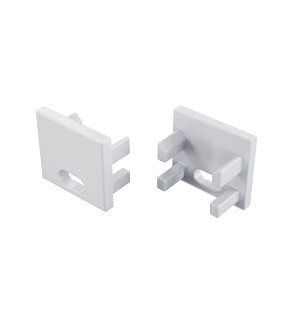 ALU LUMINES CANTO/VIGO cap white lacquered with hole