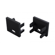 Zaślepka do profilu LUMINES CV czarna  z. o.