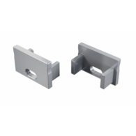 Zaślepka ALU do profilu LED LUMINES FMN surowa z otworem