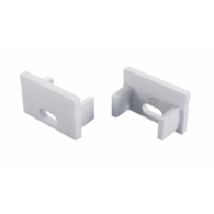 Cap for LED profile LUMINES FMN white with hole