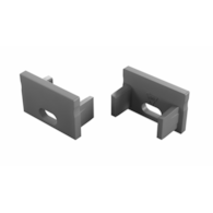 Zaślepka do profilu LED LUMINES FMN szara z otworem