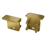 End cap for LUMINES G LED profile RAL1923 with hole