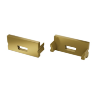 End cap for LUMINES TERRA LED profile RAL1923 with hole