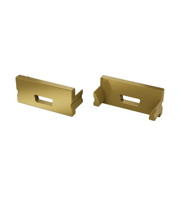 Zaślepka do profilu LED LUMINES TERRA RAL1923 z otworem