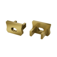 End cap for LUMINES X LED profile RAL1923 with hole