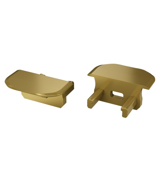 Runde Endkappe für LED-Profil LUMINES BRAL1923 mit Loch