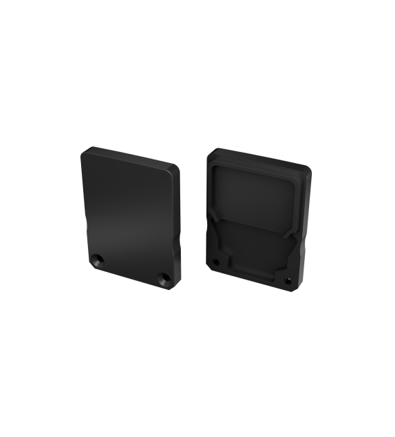 ALU Endkappe LUMINES SILEDA+Tall schwarz lackiert