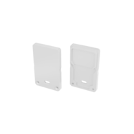 Zaślepka ALU LUMINES DILEDA+Tall biała lakierowana z otworem