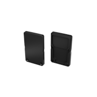 ALU Endkappe LUMINES DILEDA+Tall schwarz lackiert