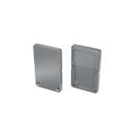 ALU Endkappe LUMINES DILEDA+Tall silber eloxiert