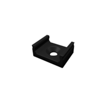 Mini-Montagehalter schwarz