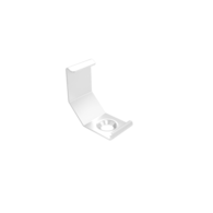 MET-Halter für LUMINES C H Profil weiß lackiert